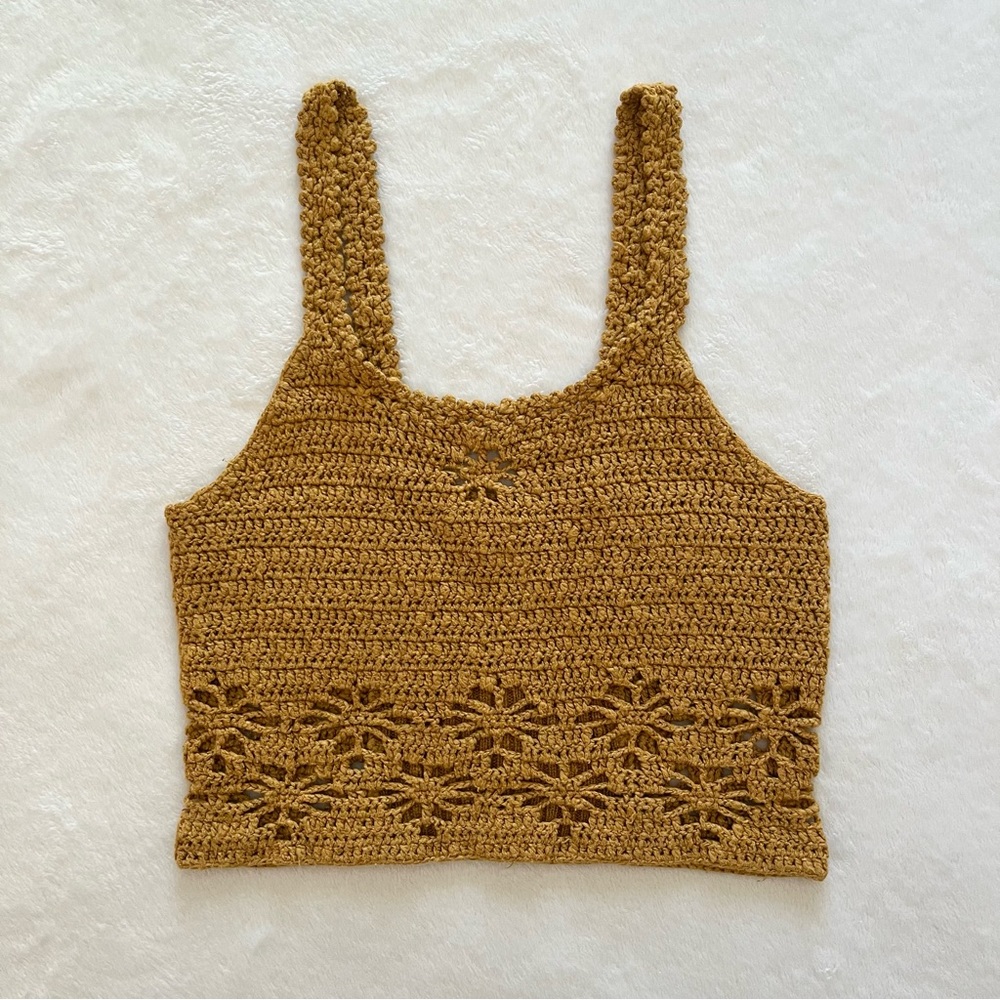 Crochet Cropped Tank